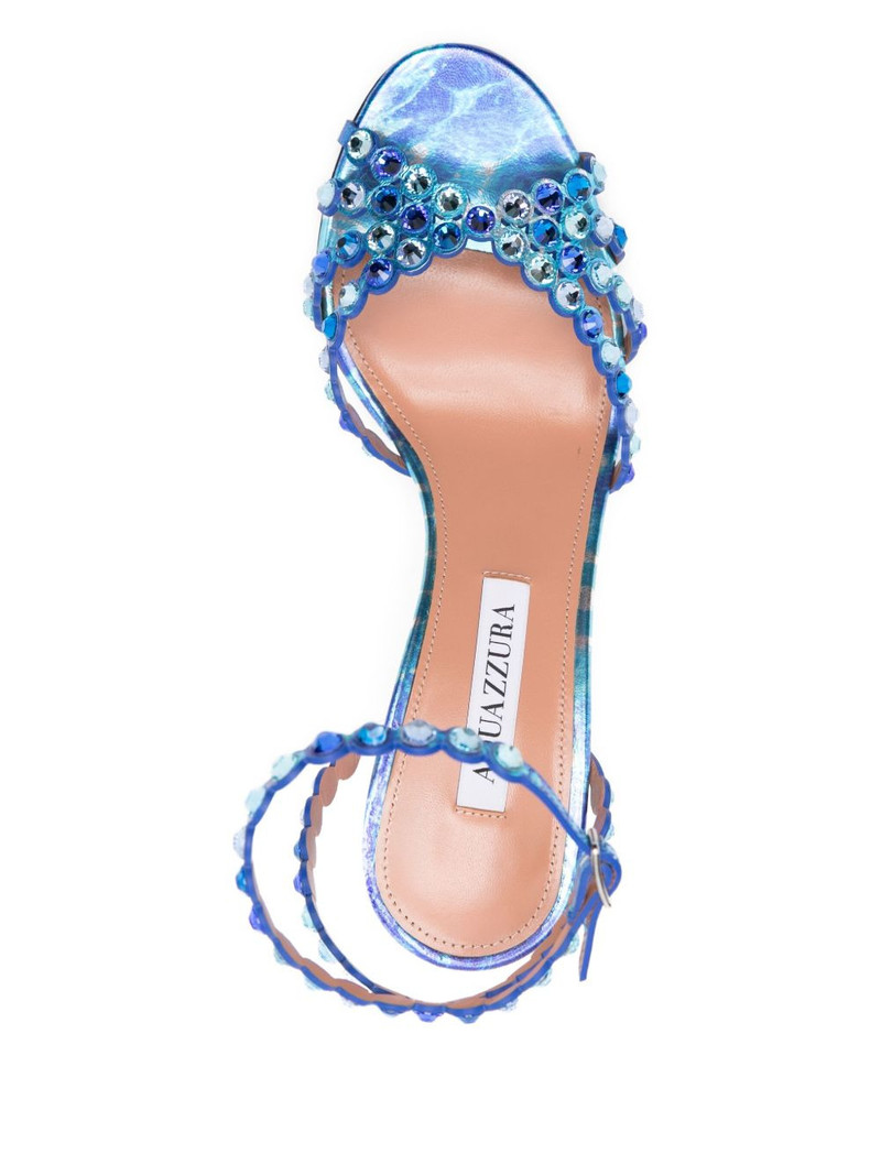85 mm Tequila crystal-embellished stiletto sandals 4