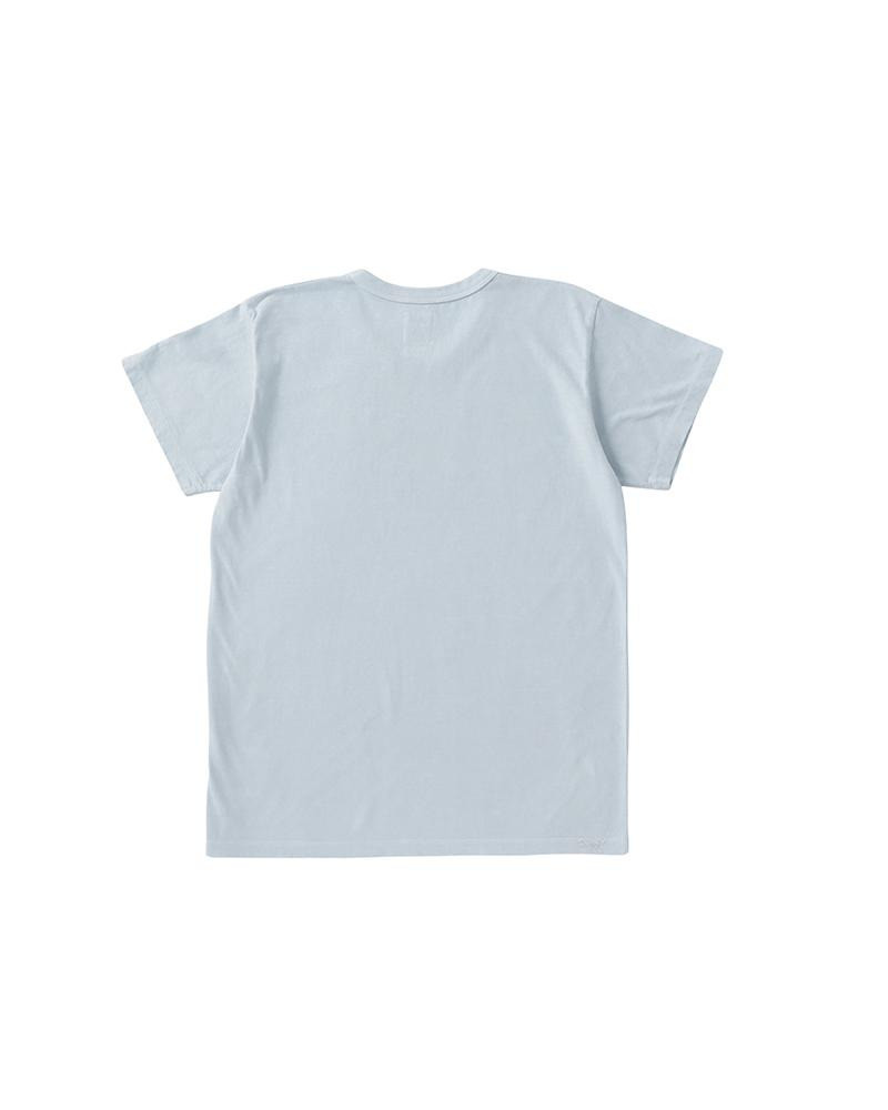 visvim BOX TEE S/S 89 DMGD W LT.BLUE outlook