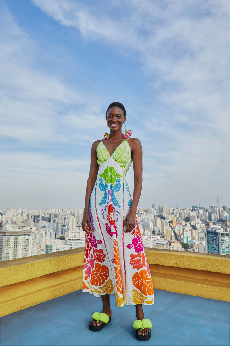 Tropical Graphic Maxi Dress 1