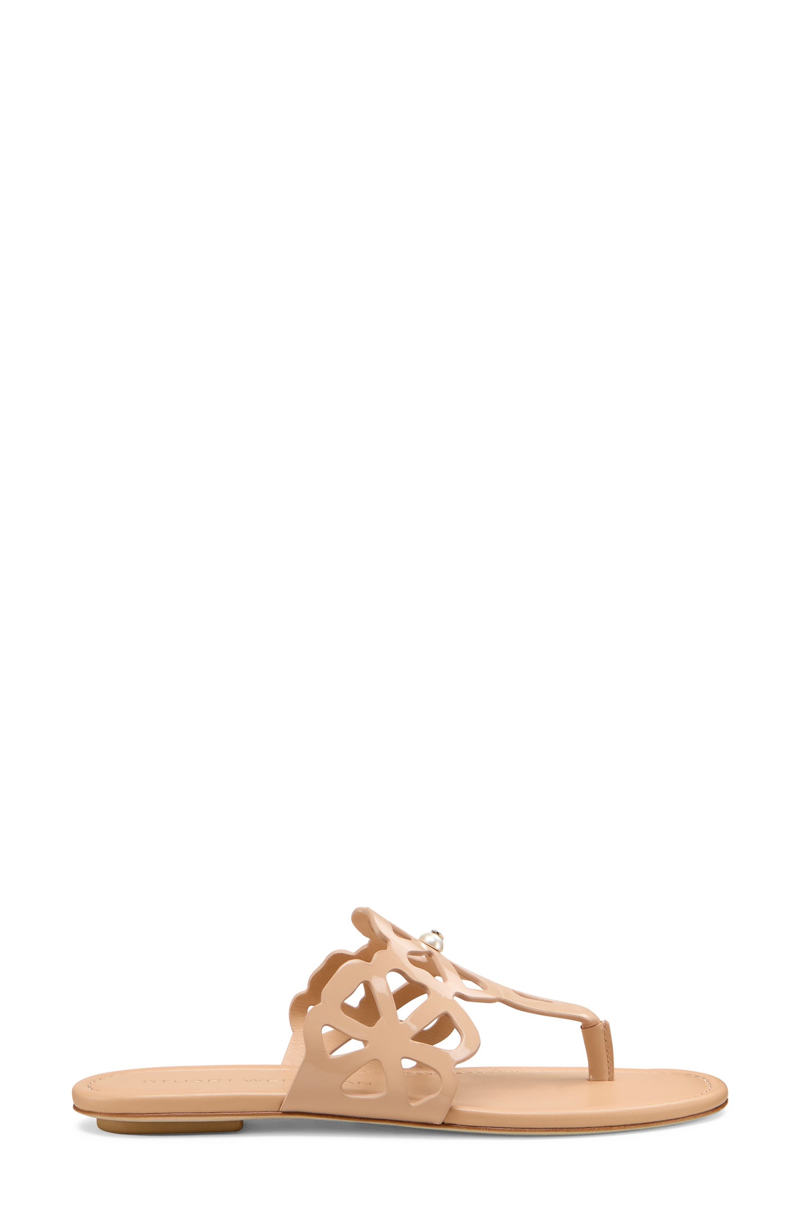 Stuart Weitzman Jasmine Cutout Sandal in Adobe at Nordstrom - 3