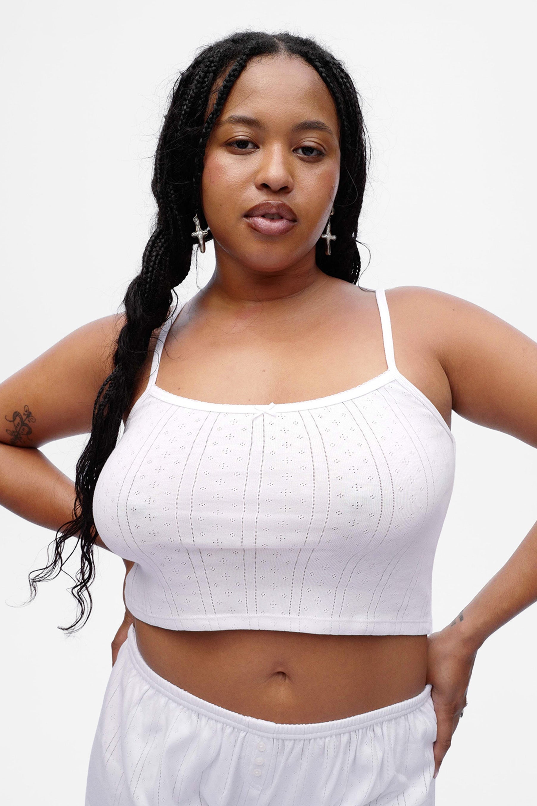 The Picot Tank White - 7