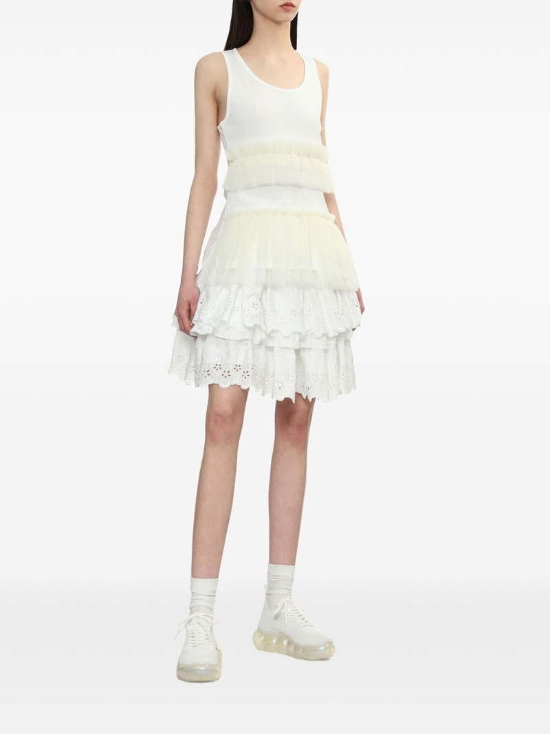 Simone Rocha ruflled detailing tank top outlook
