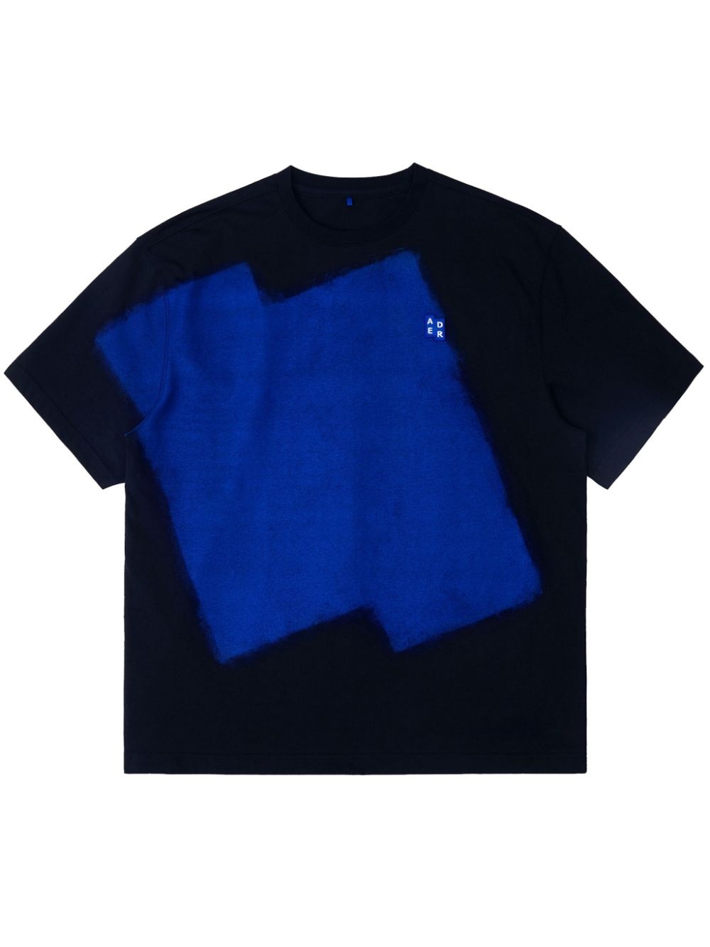 logo-tag jersey T-shirt - 1