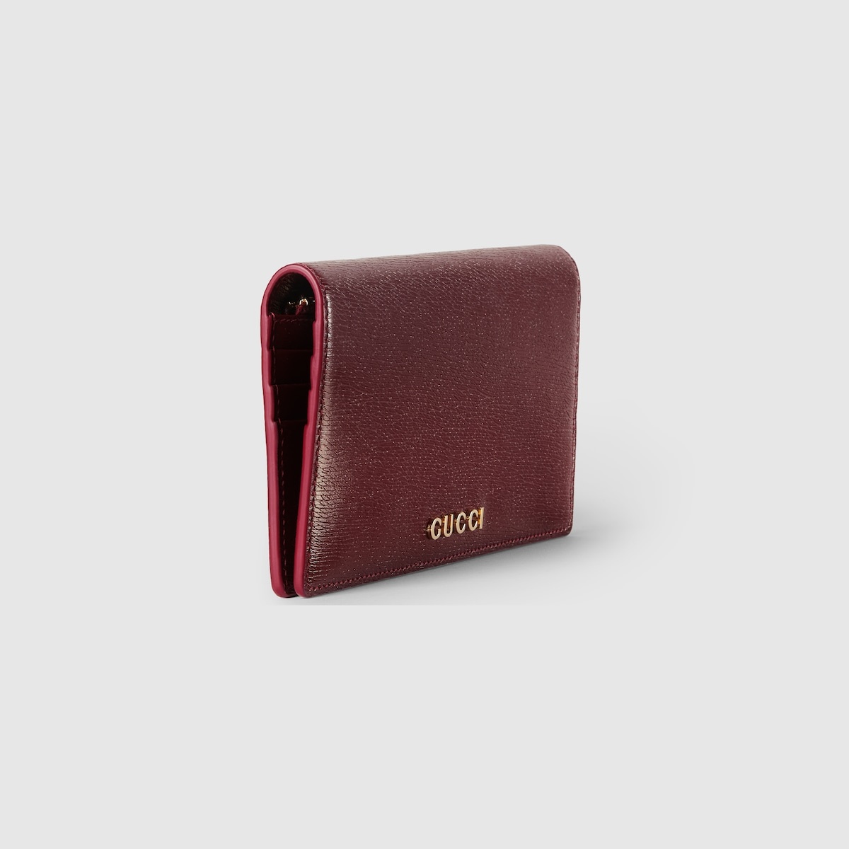 Continental wallet with Gucci script - 3
