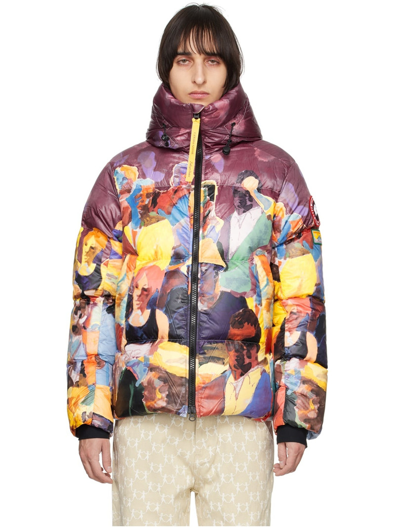 Purple Crofton Down Jacket 1