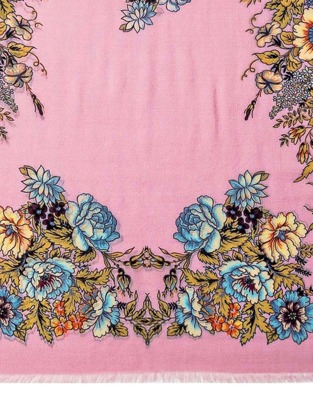 floral-print scarf - 2