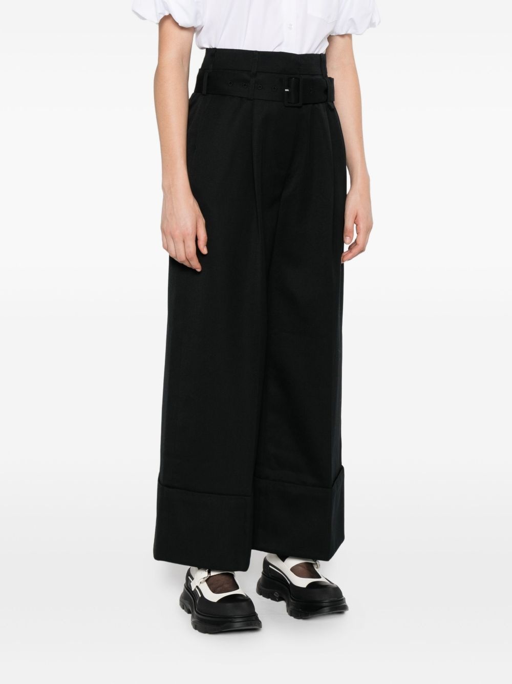 belted trousers - 3
