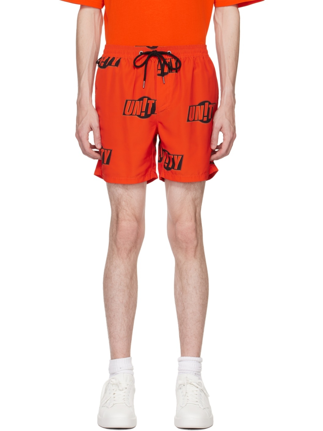 Orange 'Unity' Shorts - 1