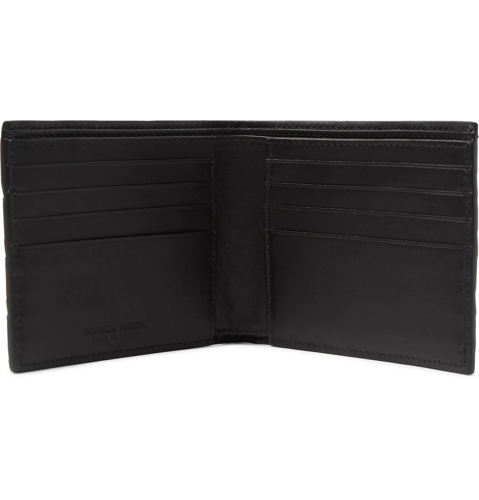 Intrecciato Leather Billfold Wallet - 14