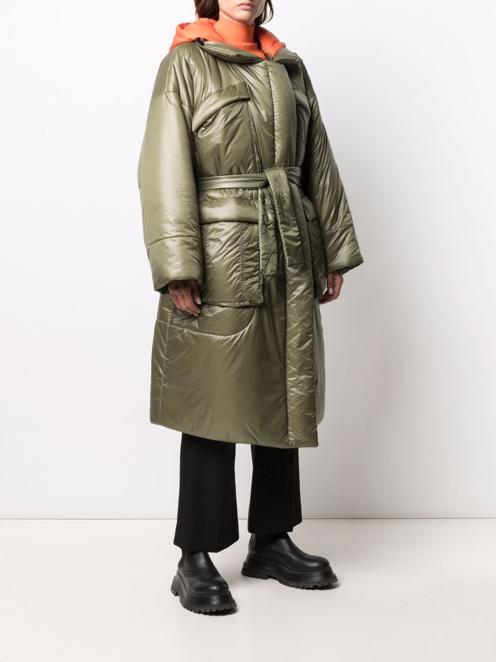 hooded puffer coat - 3