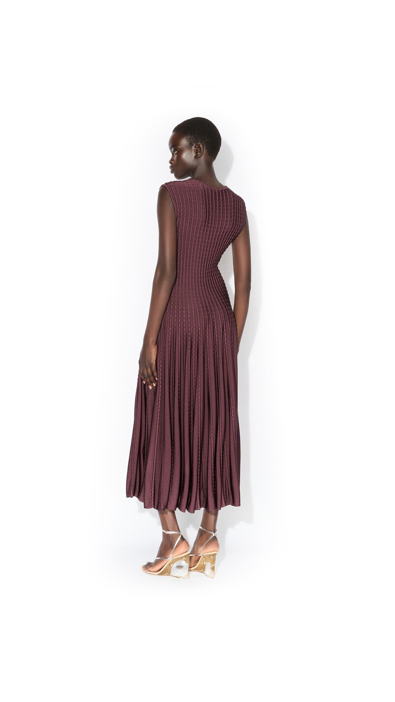 Alaïa SCULPTURAL FLARE DRESS outlook