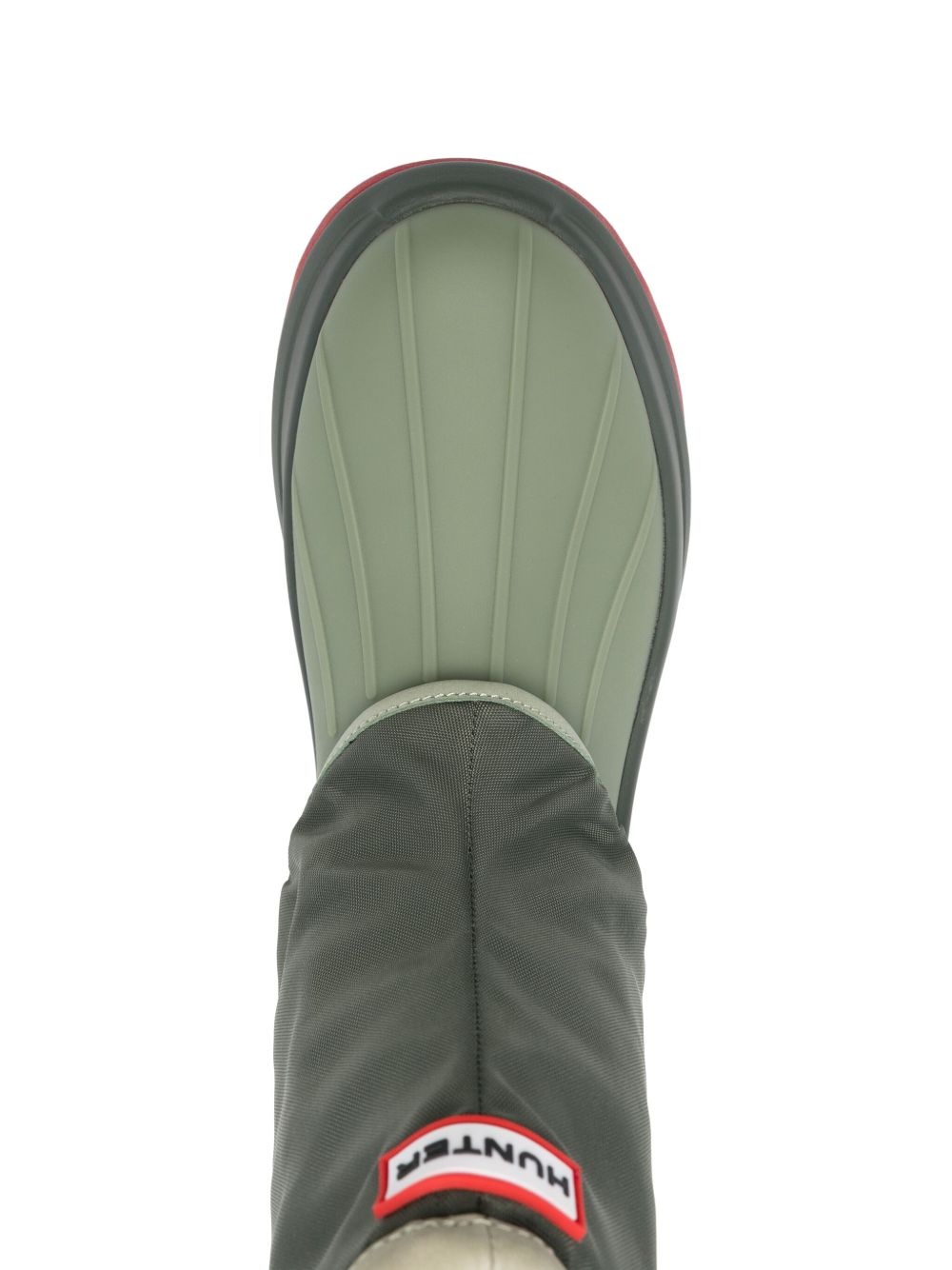 x Hunter logo-patch boots - 4