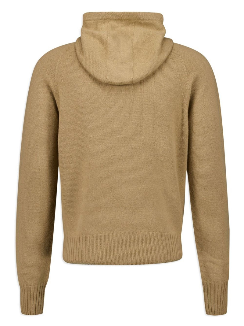 TOM FORD seamless cashmere hoodie outlook