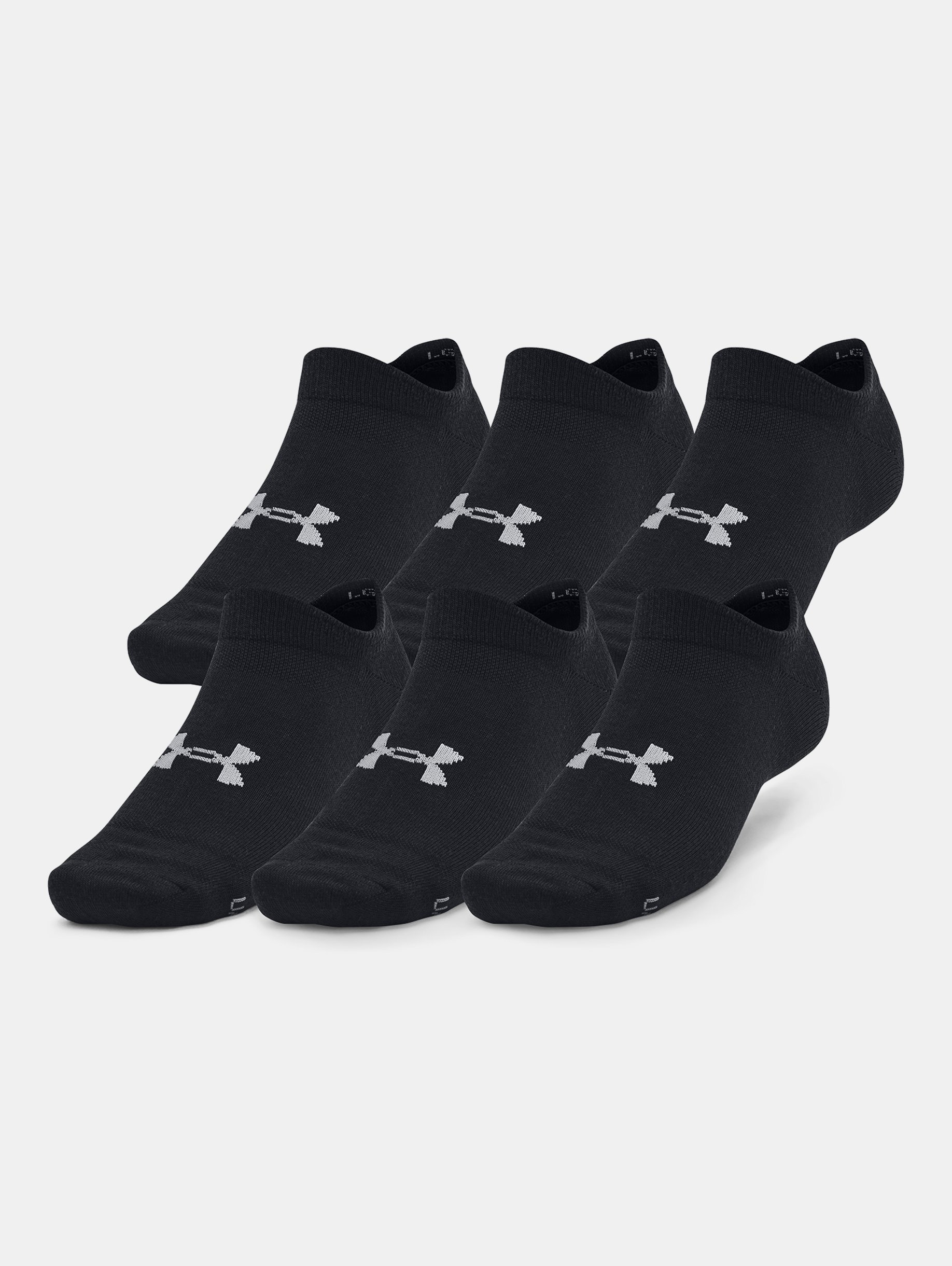 Unisex UA Essential 6-Pack No-Show Socks - 3