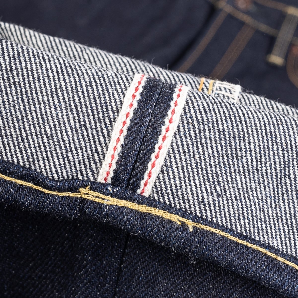 IH-634S-UHR 21/23oz Raw Selvedge Denim Straight Cut Jeans - Indigo - 10