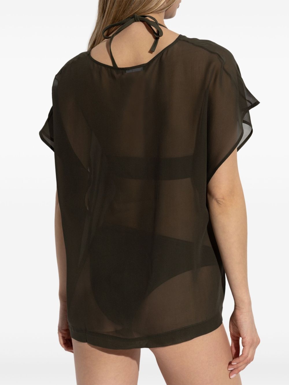logo-embroidered T-shirt - 4