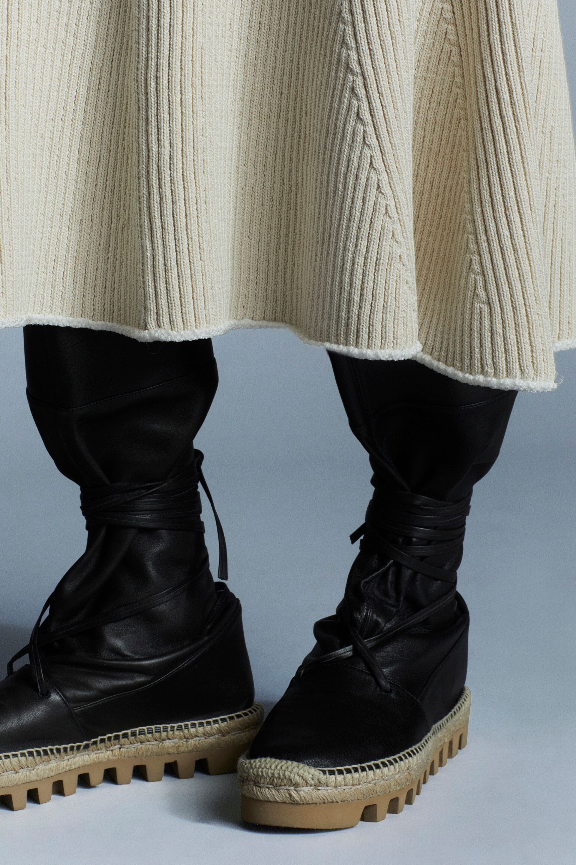 Knit Cotton Skirt - 4