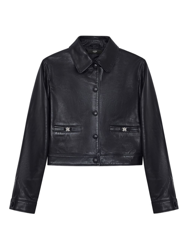 buttoned leather jacket 1