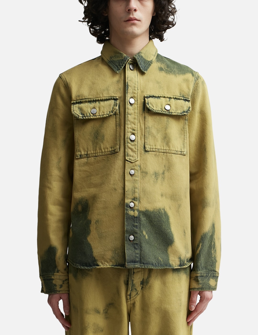 DISTRESSED DENIM SHIRT - 3