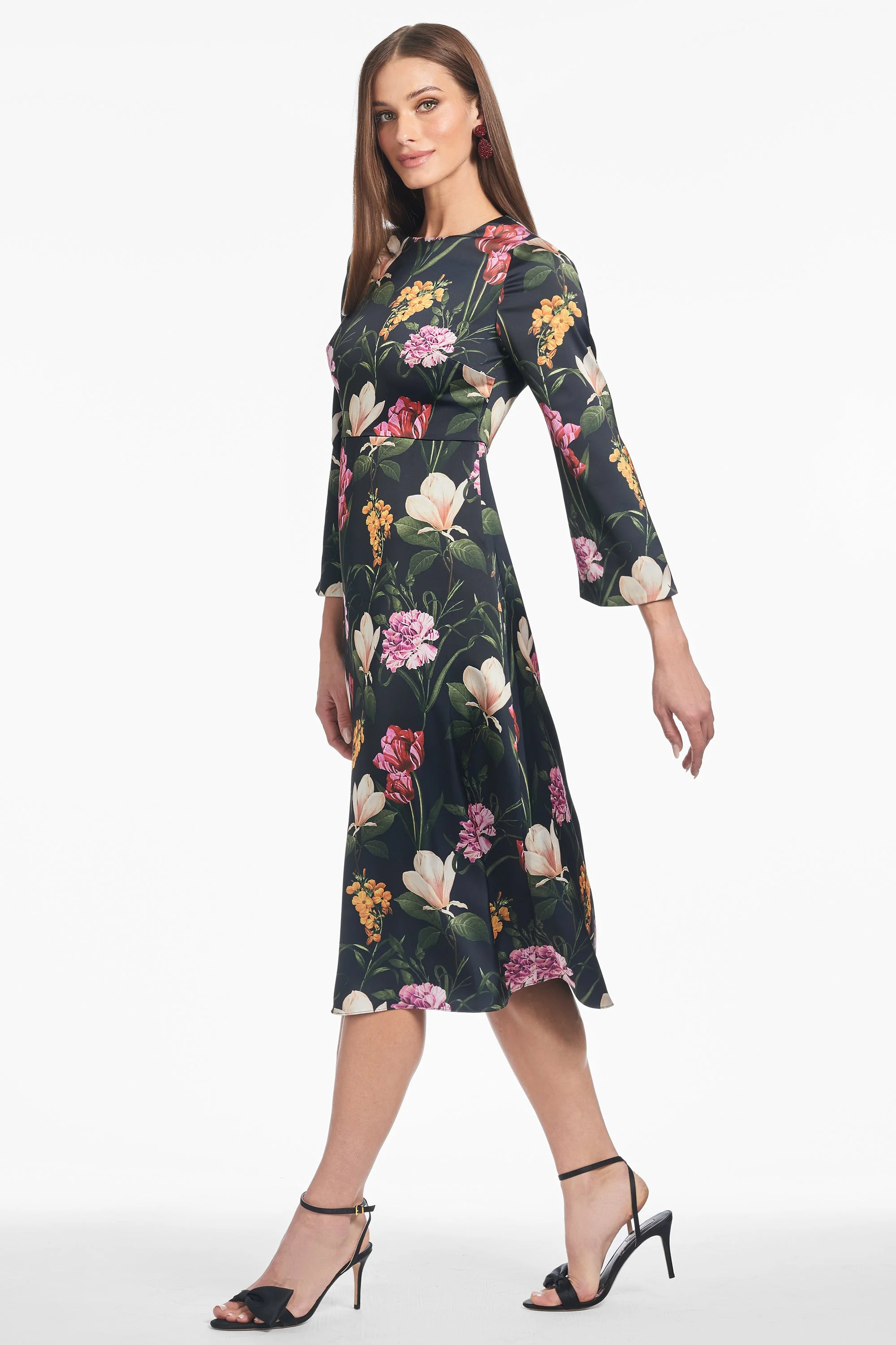 ALEXA DRESS - DARK MIDNIGHT GARDEN - 1