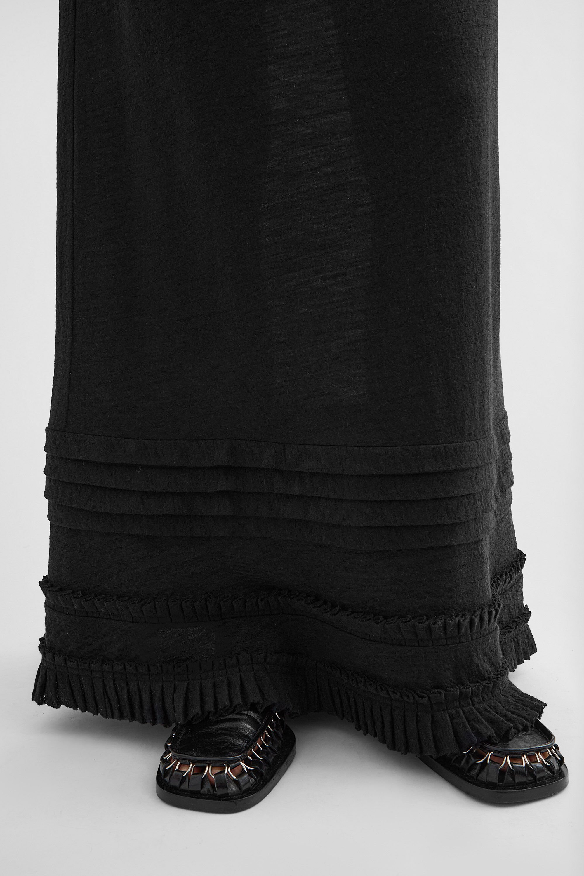 Wool Jersey Ruffle Dress - 2