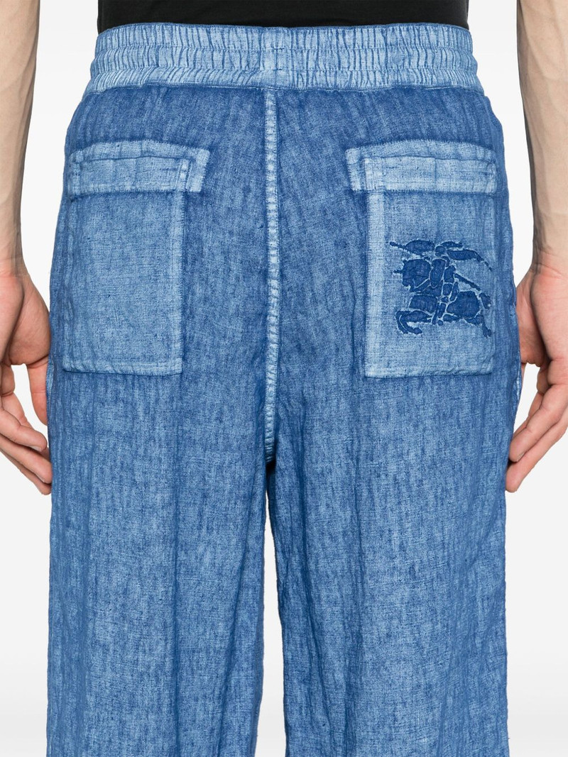 straight-leg linen trousers 5