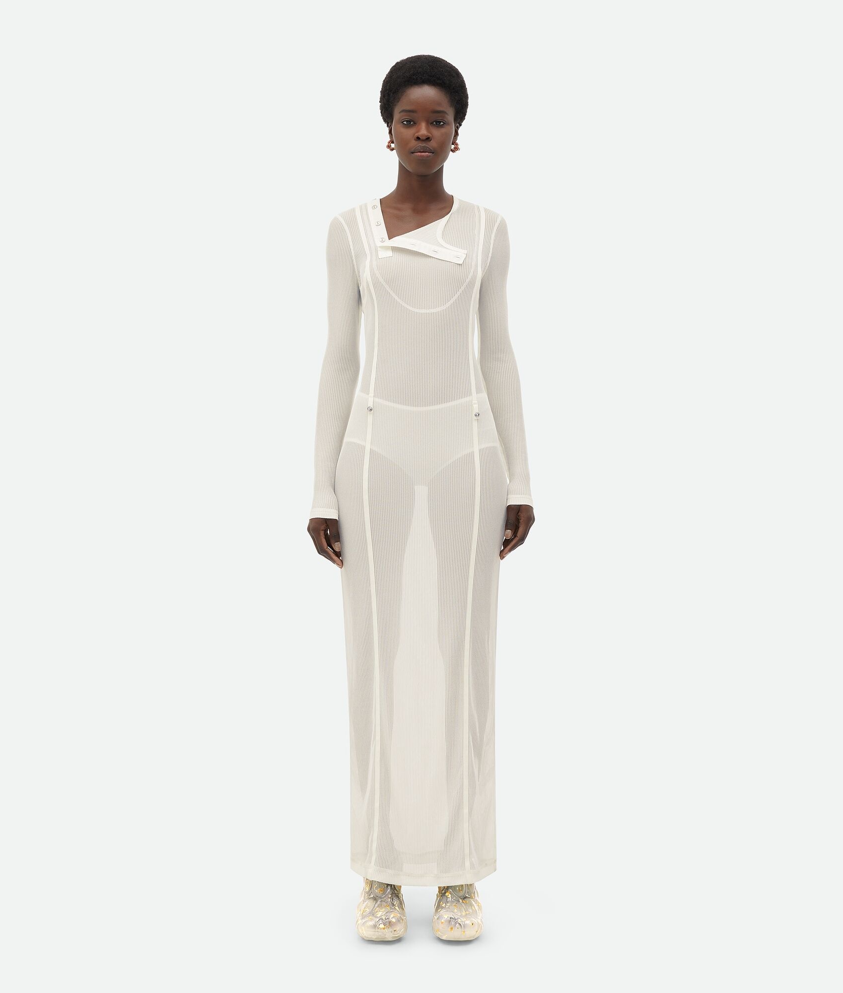 Viscose Jersey Long Dress - 1