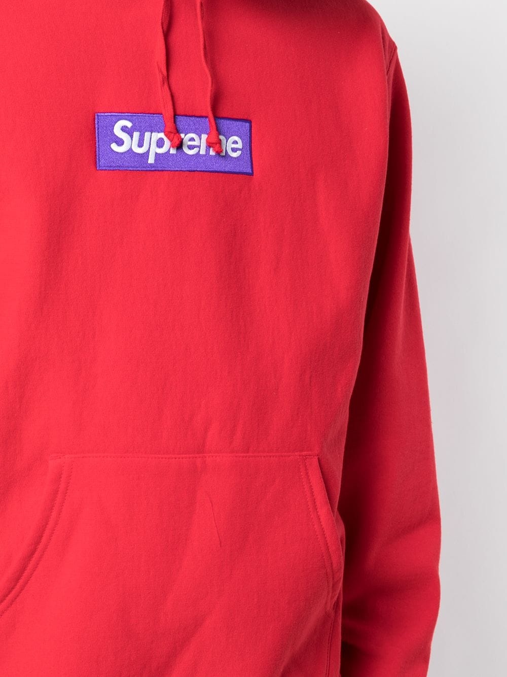 box logo hooded sweatshirt - 5