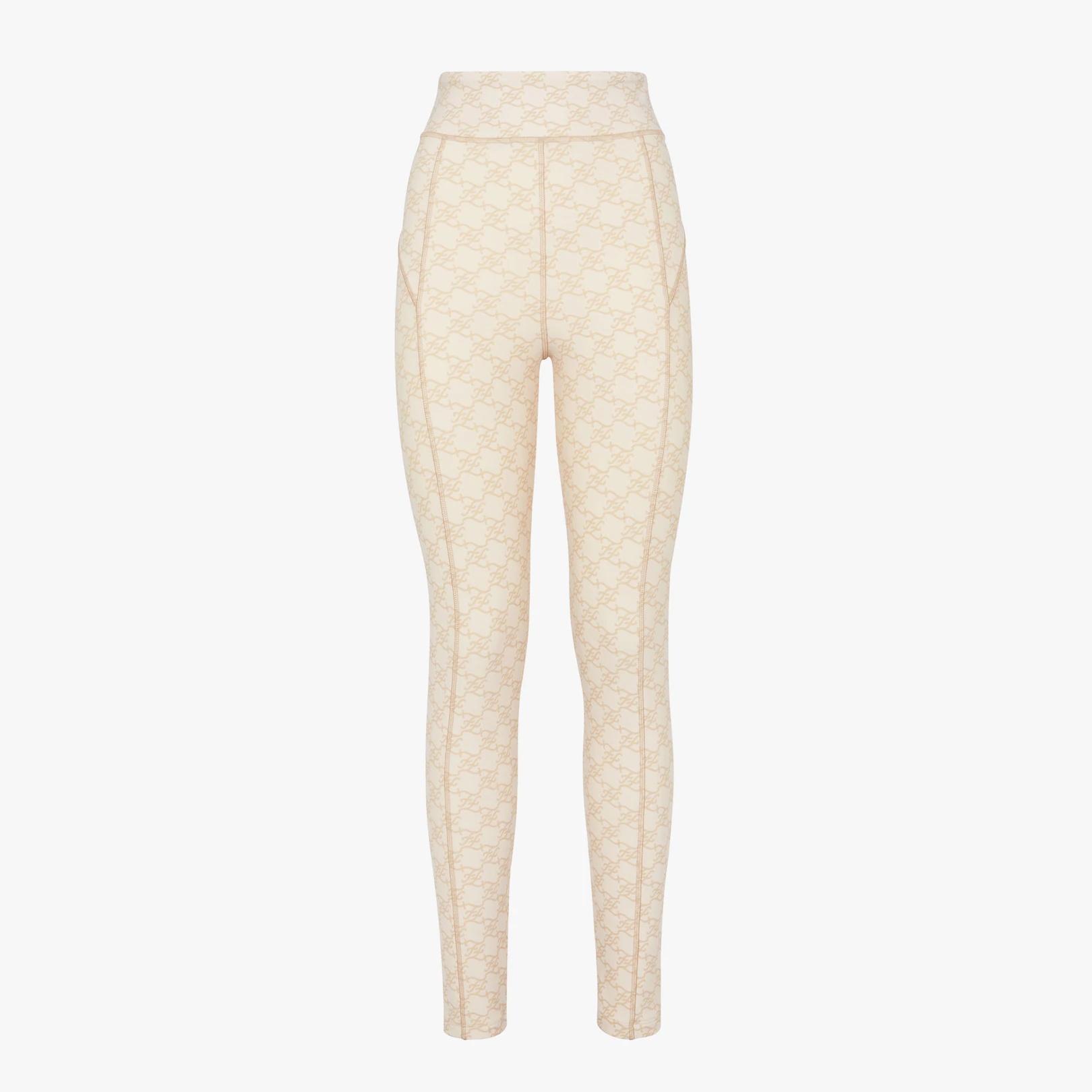 Beige Lycra® leggings - 1