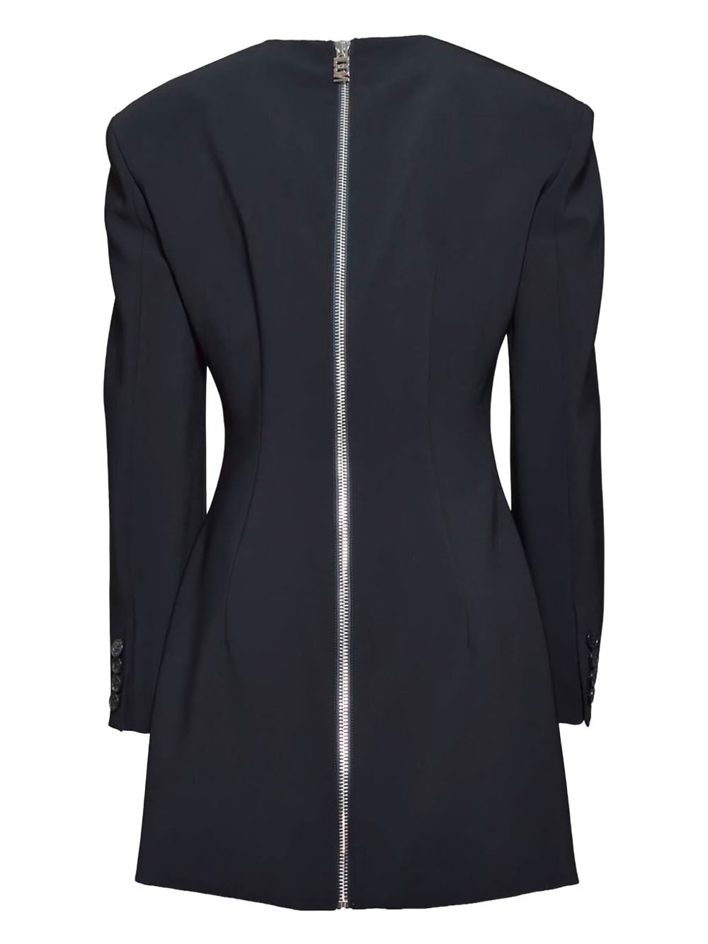 long-sleeved mini dress - 2