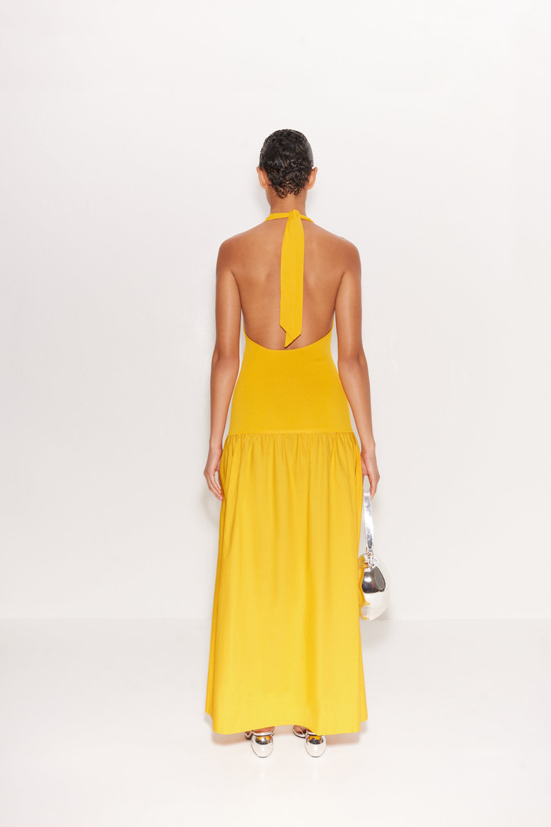Junjo Combo Dress In Sherbert Orange 4