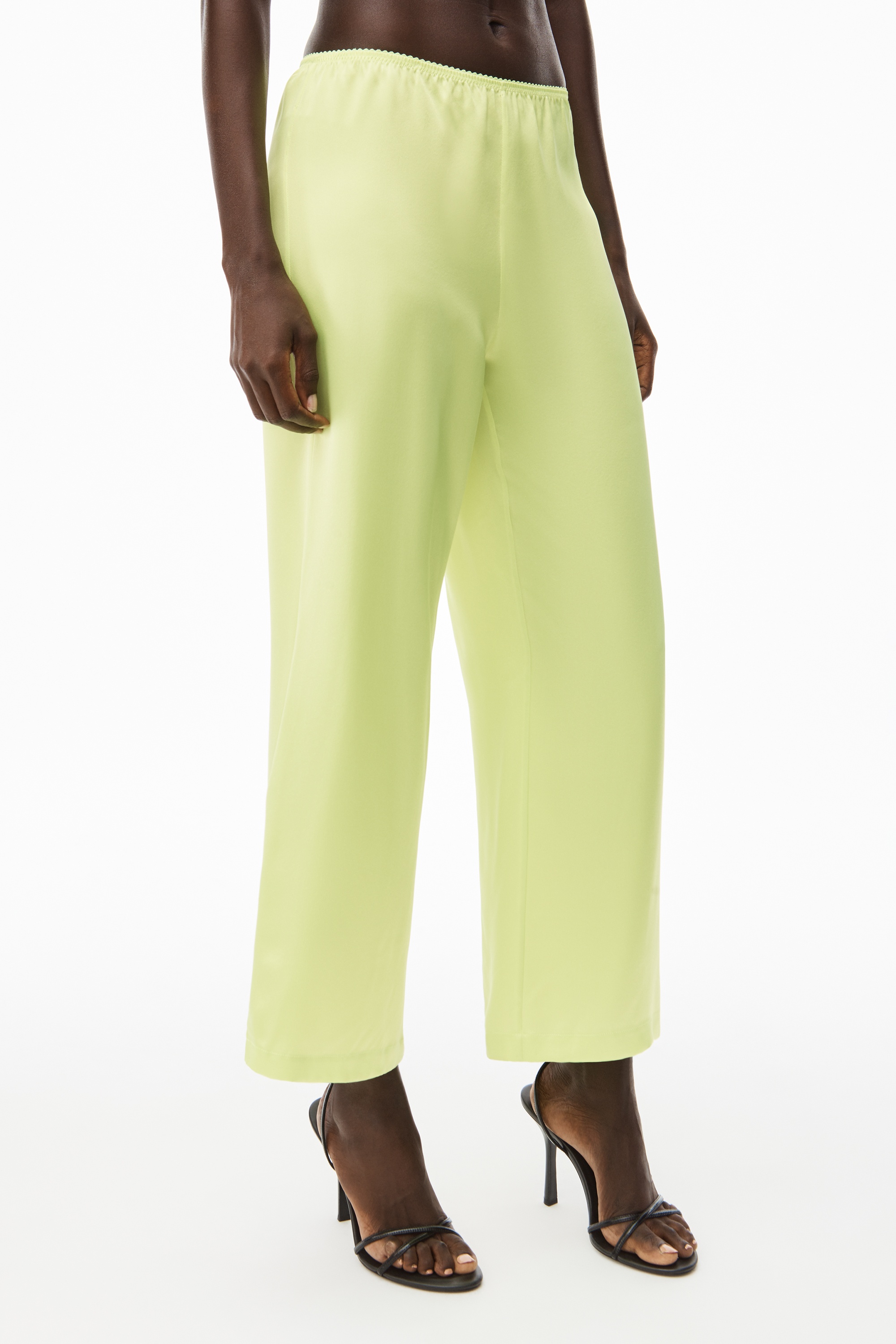 SLIM RELAXED PANT IN SILK CHARMEUSE - 3