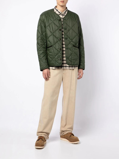 Barbour Liddesdale quilted button-up jacket outlook