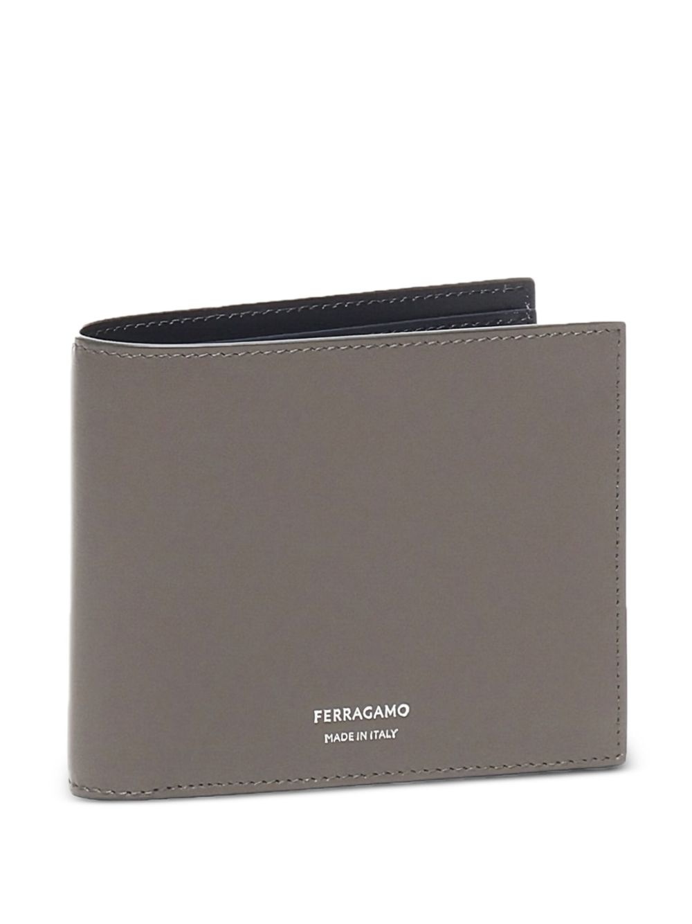 logo-detail leather wallet - 3