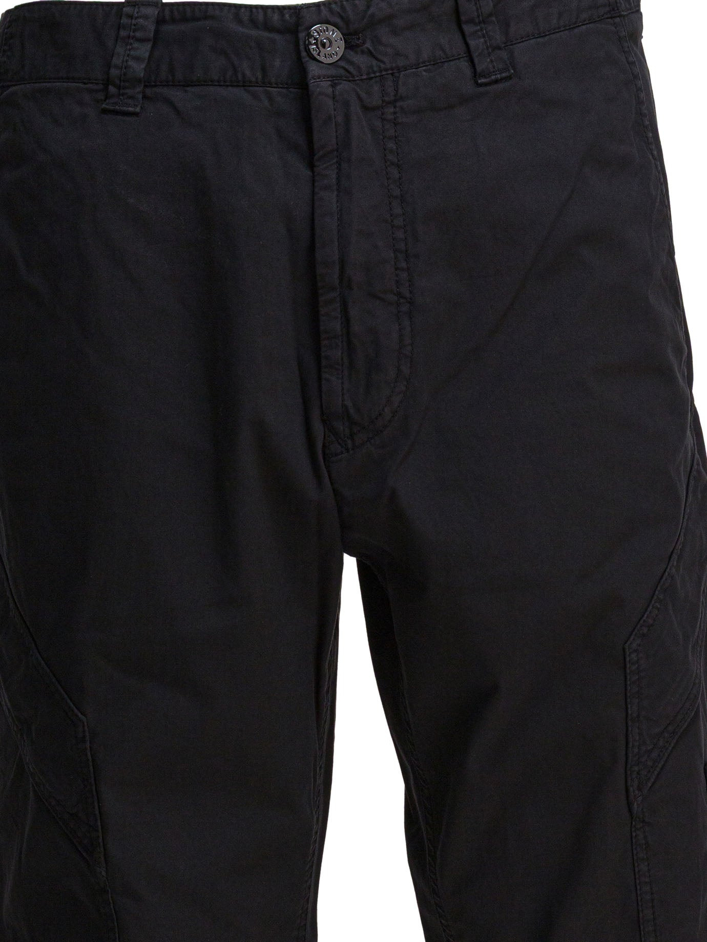 Stone Island Supima Cotton Cargo Trousers - 3