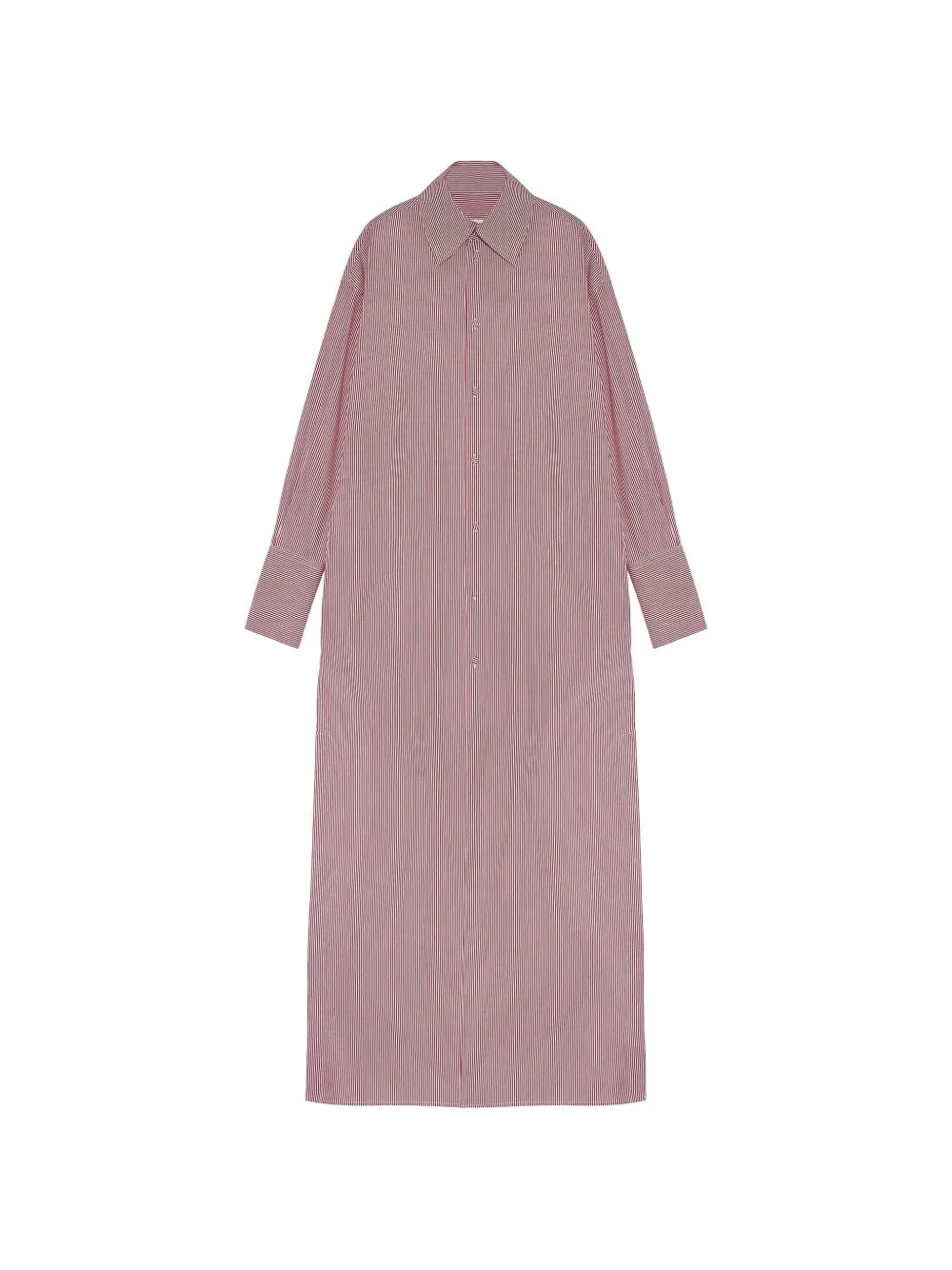 striped-pattern maxi dress - 1