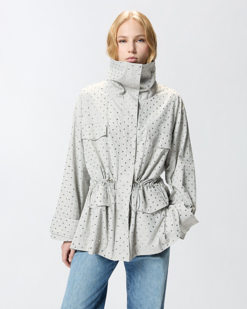 PARKA WITH RHINESTONES AND STUDS 3