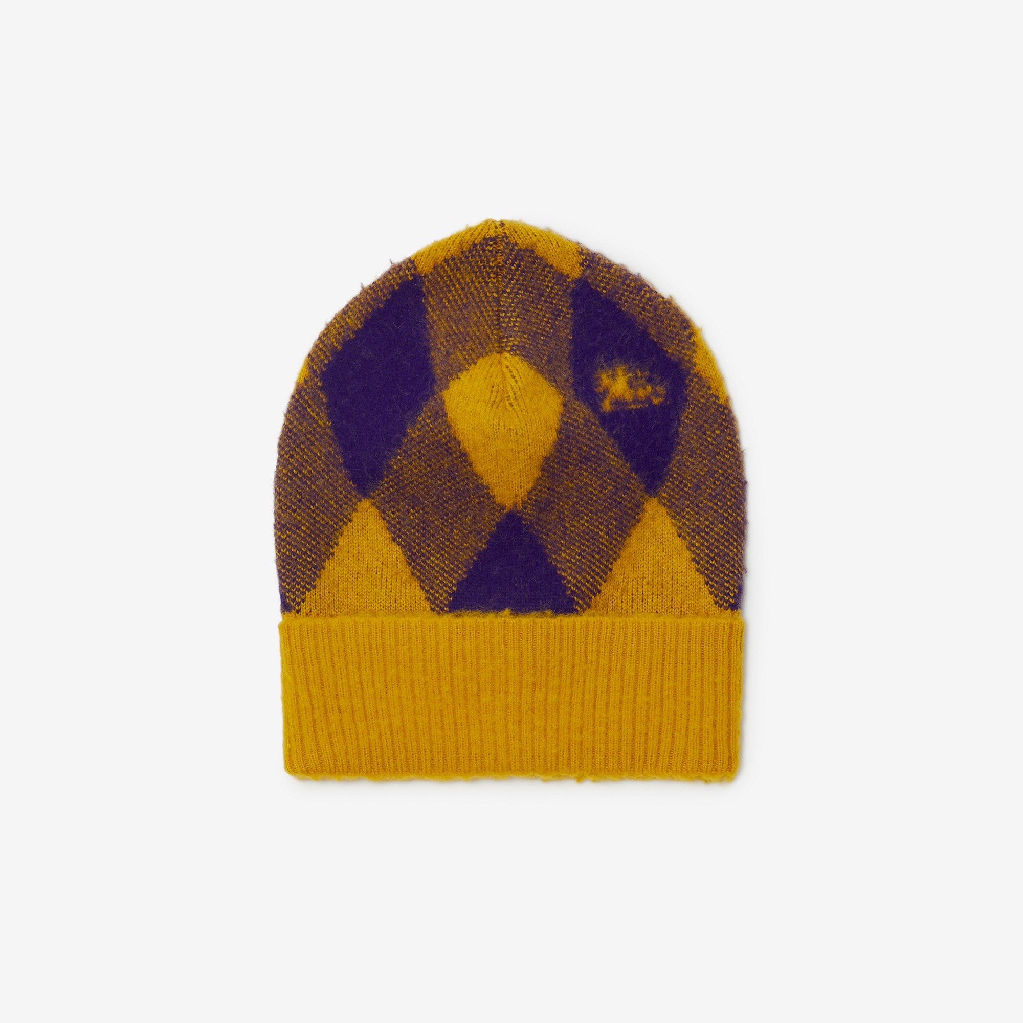 Argyle Wool Beanie - 1