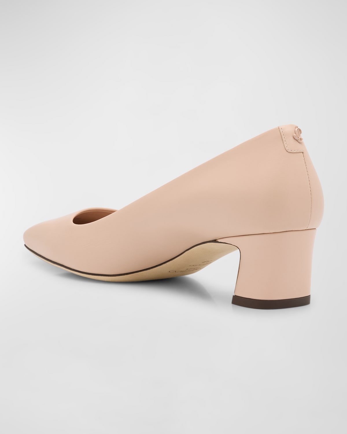 Winnie Leather Square-Toe Pumps - 4