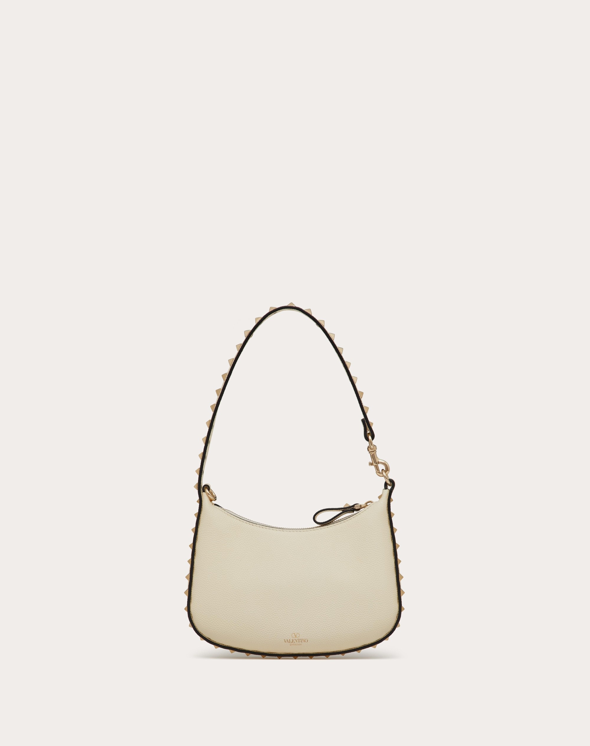 MINI ROCKSTUD HOBO BAG IN GRAINY CALFSKIN - 4