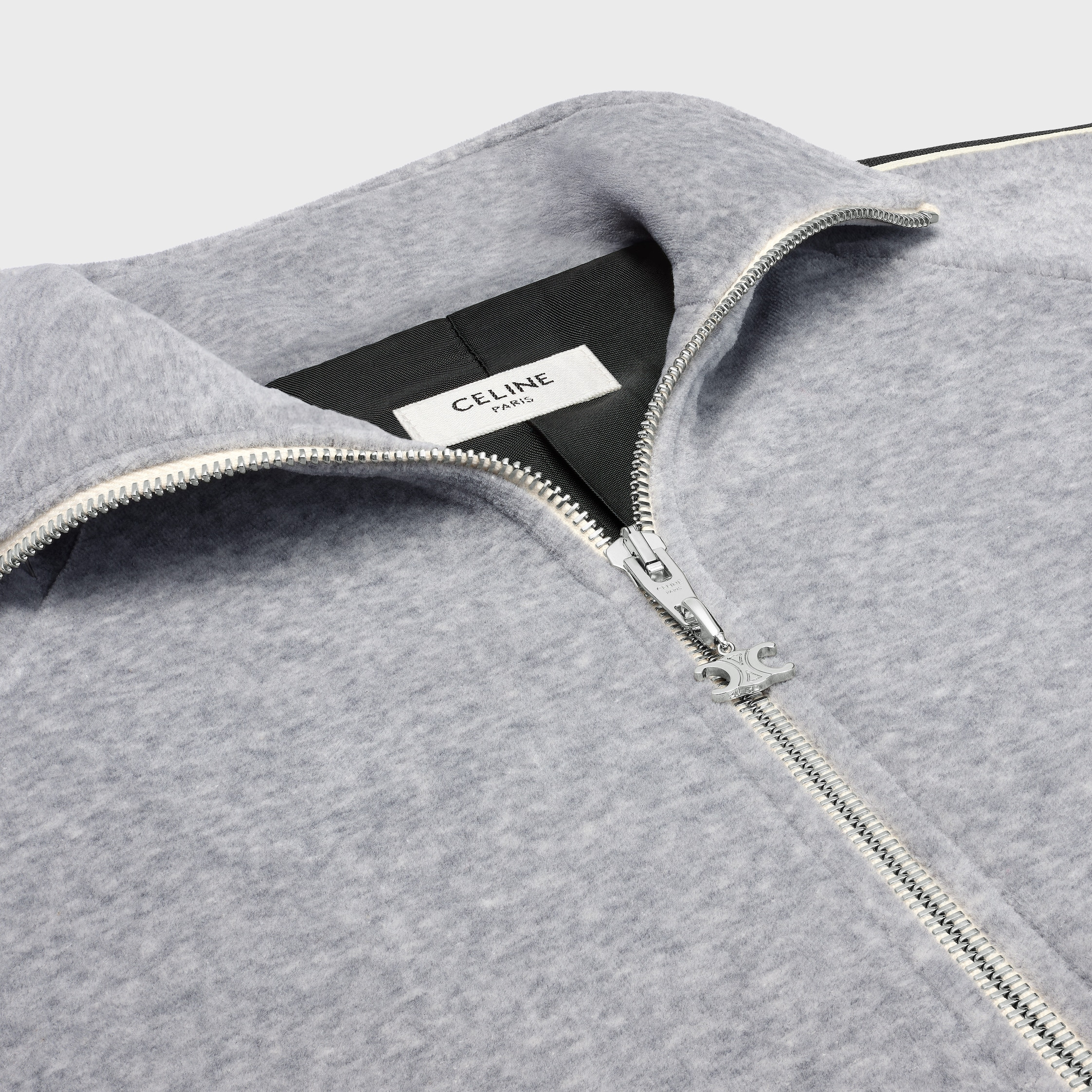 tracksuit jacket IN VELVET COTTON - 3