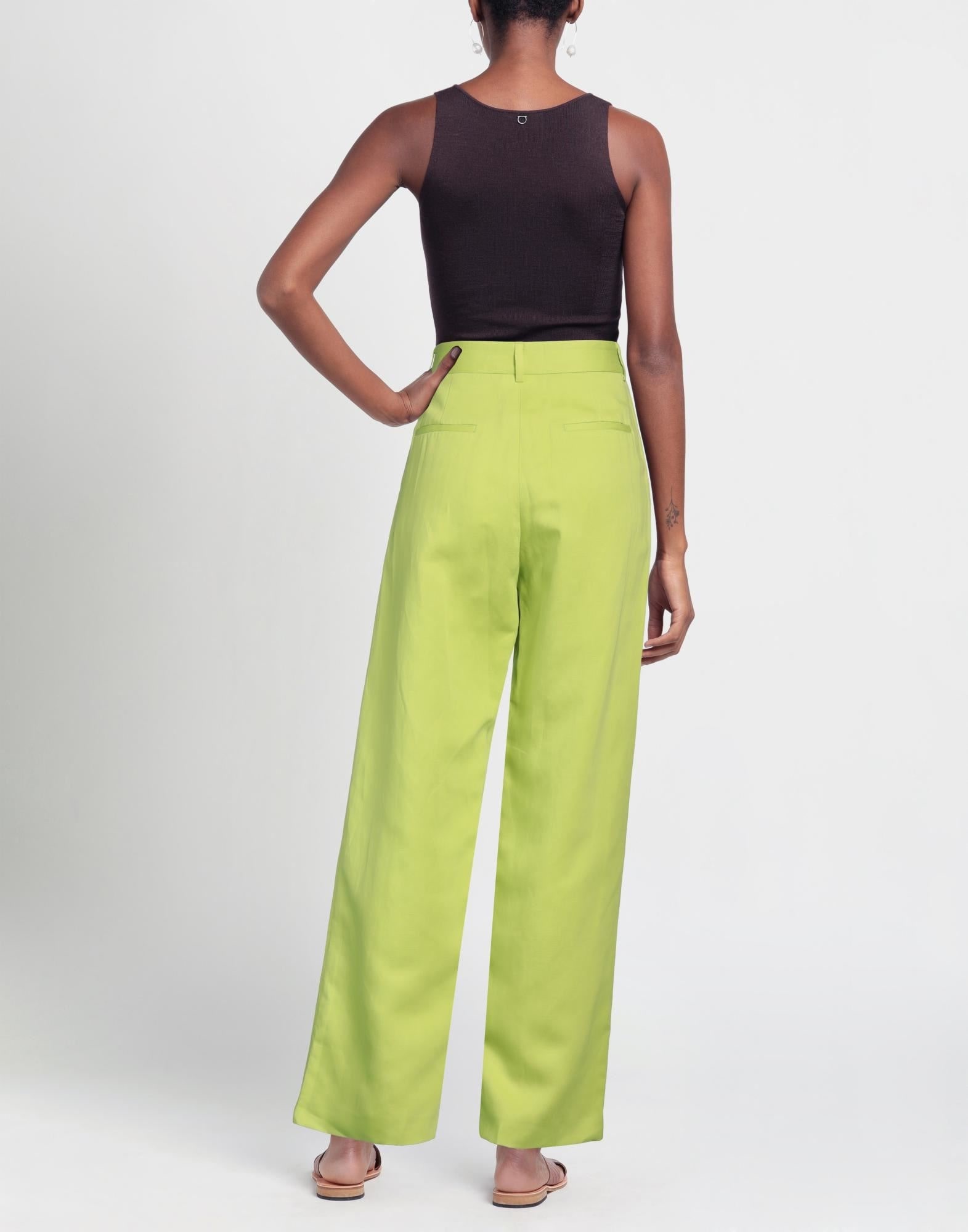 Acid green Women's Casual Pants - 3