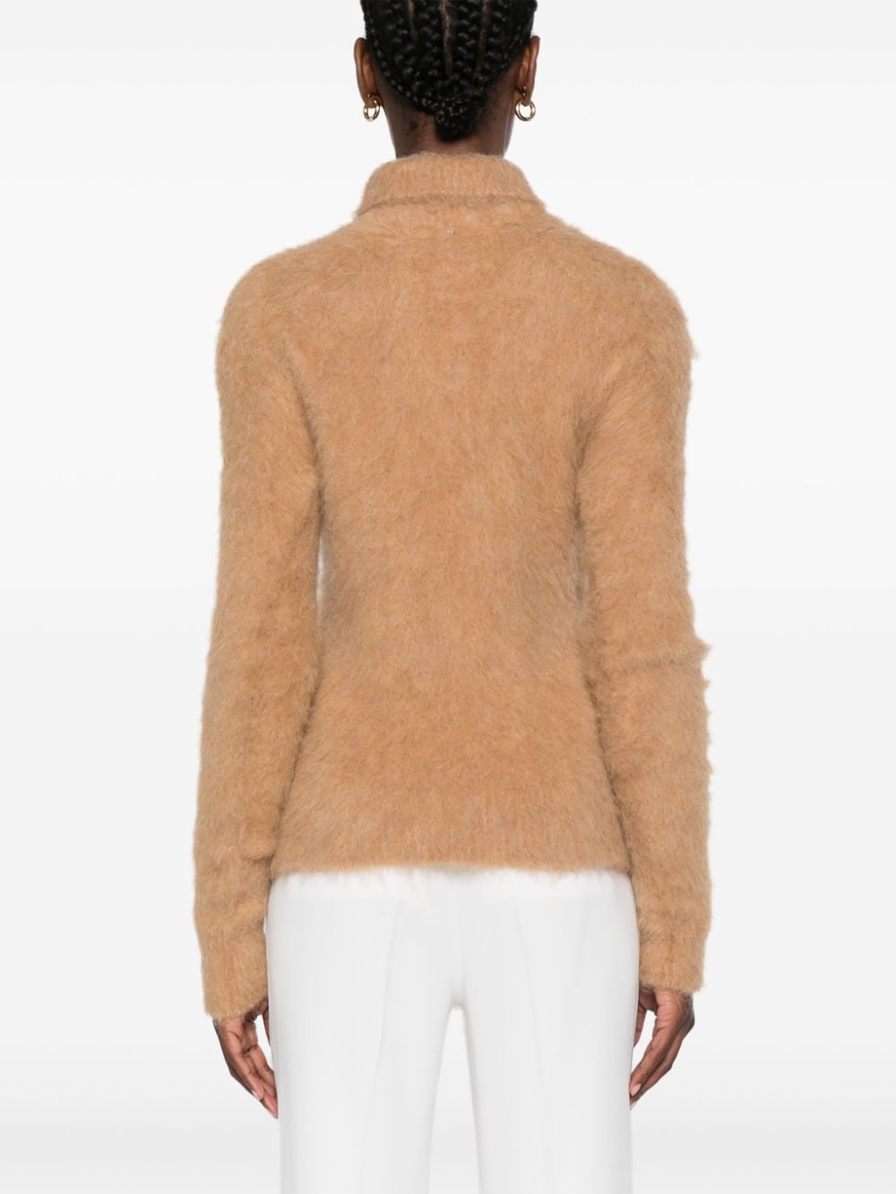 mock-neck jumper - 4