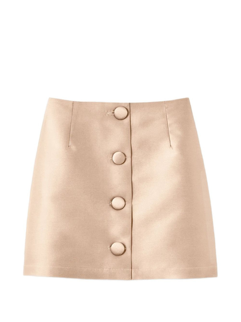 Lucio button mini skirt 1