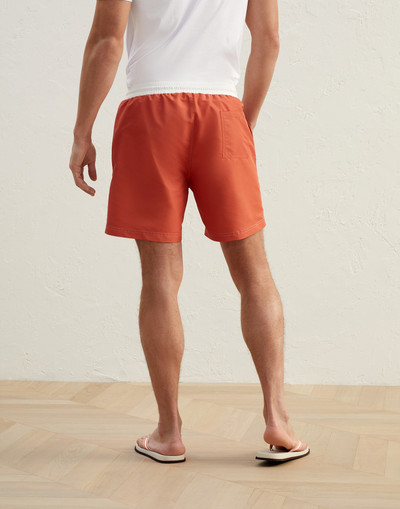 Brunello Cucinelli Swim shorts with contrast details outlook