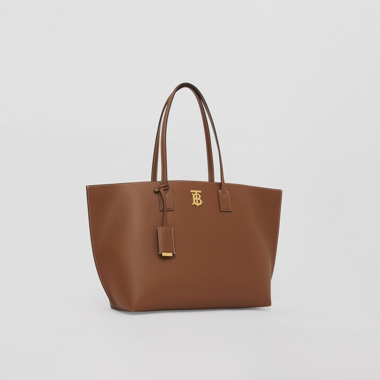 Medium Monogram Motif Leather Tote - 7