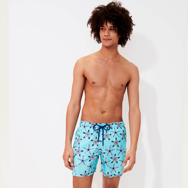 Men Swim Trunks Ultra-light and packable Starfish Dance - 3