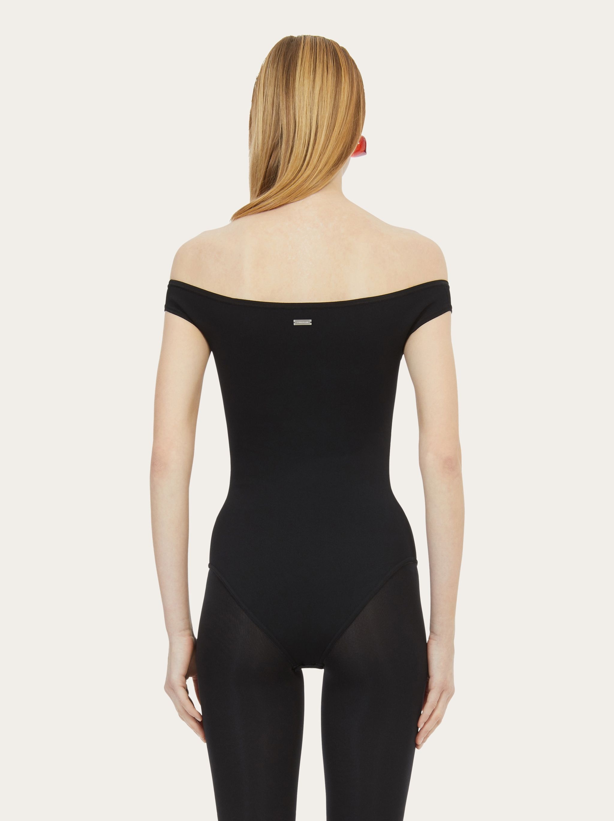 Low cut round neck bodysuit - 3