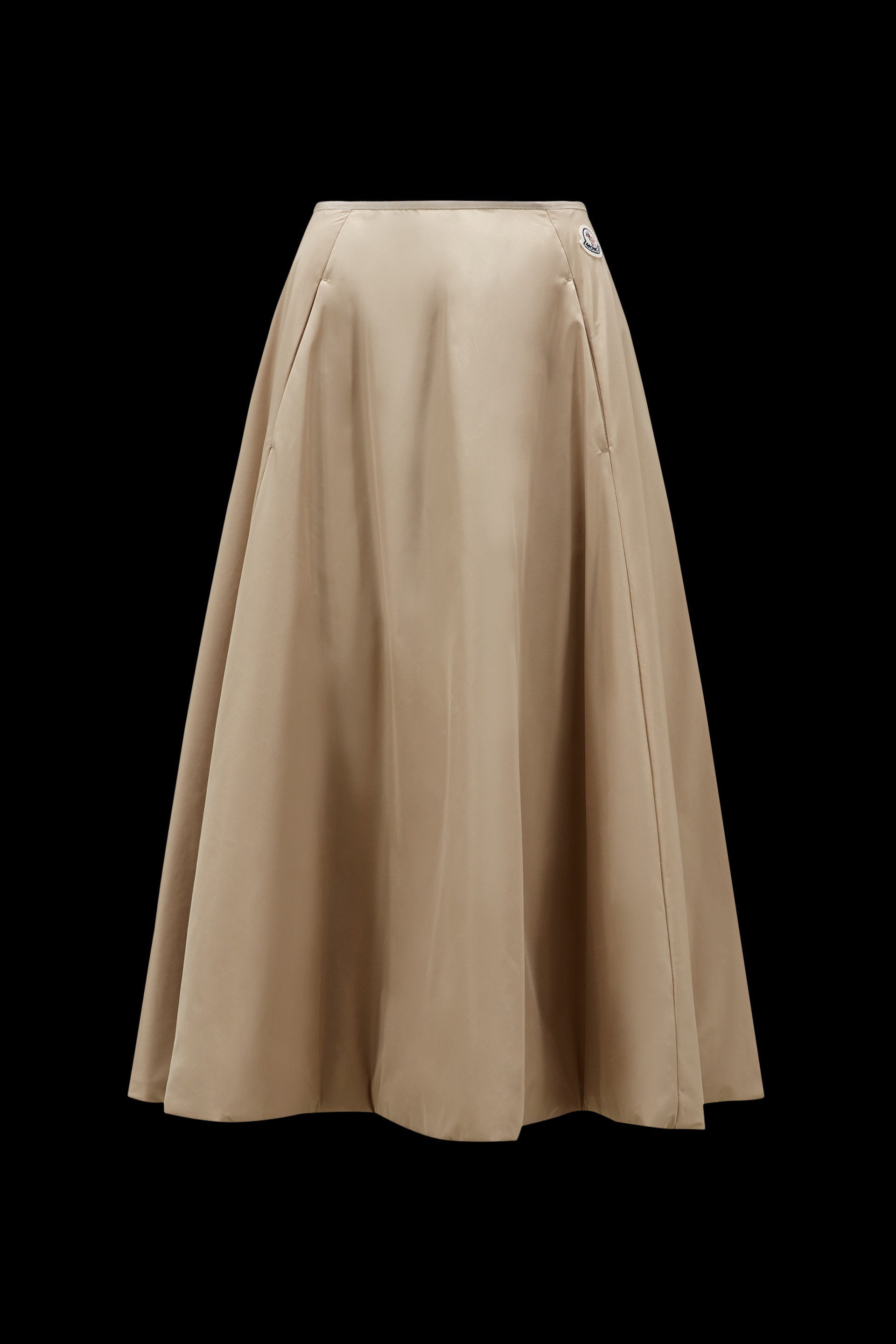 Taffeta Midi Skirt - 1