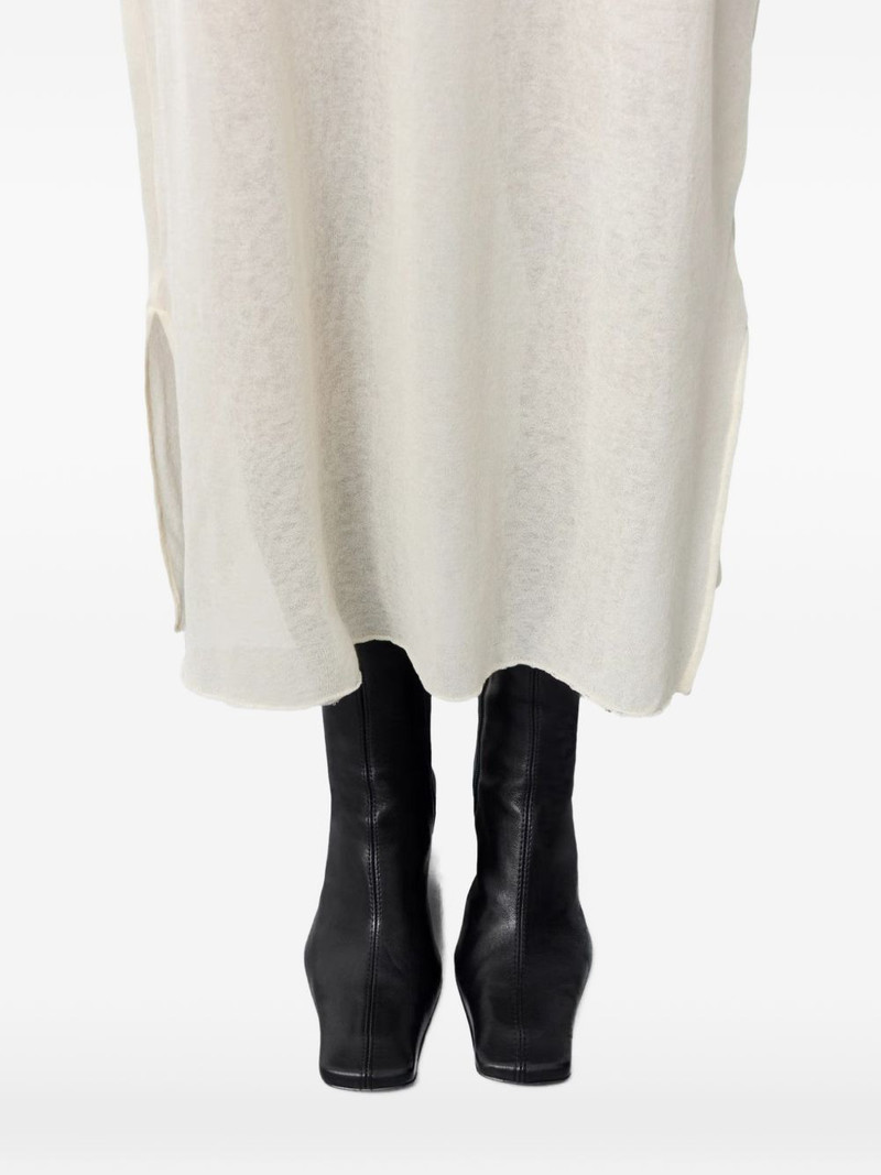 Araxi square-toe leather ankle boots 5